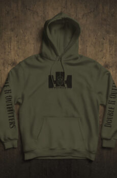 Double H "Skull & Jack" Hoodie - Army