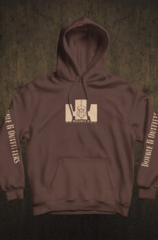 Double H "Skull & Jack" Hoodie - Dark Brown