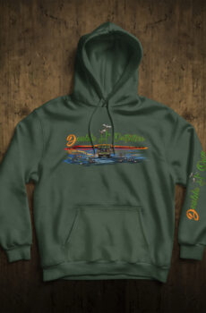 Double H "Marsh Sunset" Hoodie - Alpine Green