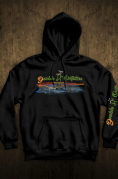 Double H "Marsh Sunset" Hoodie - Black