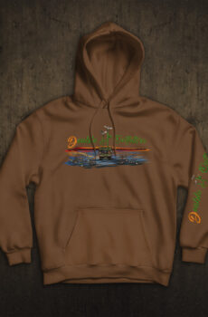 Double H "Marsh Sunset" Hoodie - Saddle